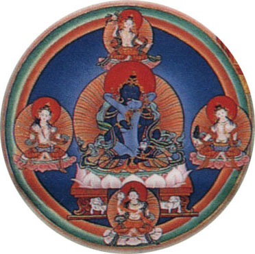 Будда Акшобхья. 'Всего в этом свете будут сиять шесть образов будд'.