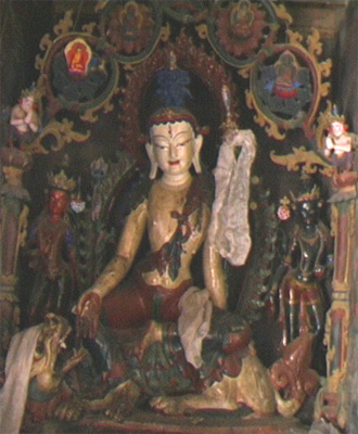 Синханада (скульптура из ступы Кумбум, г. Гьянце)