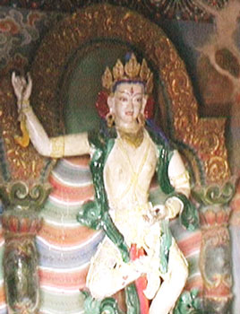 Мачиг Лабдрон. Скульптура храма Кумбум